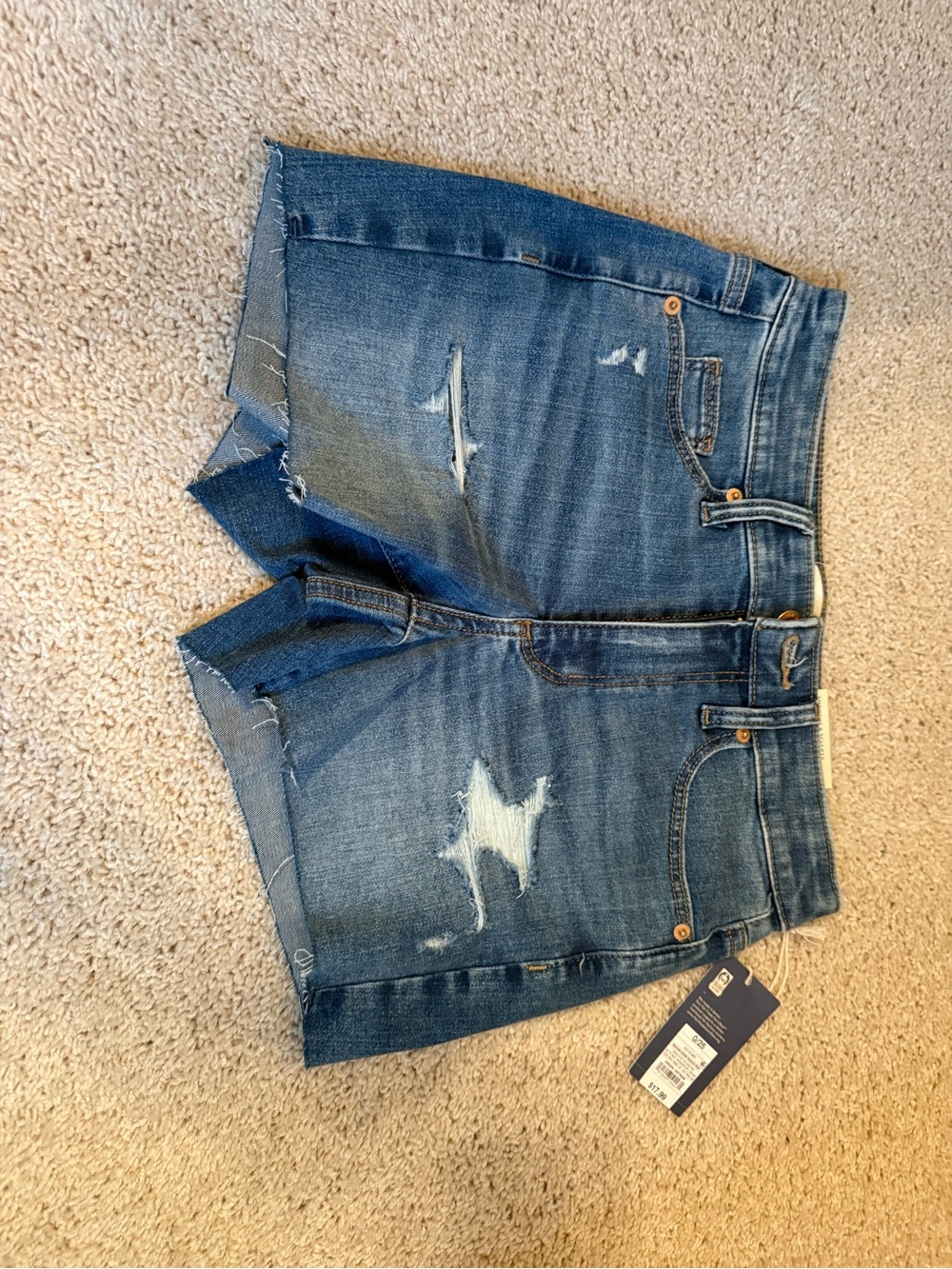 Target universal thread Denim Shorts 0 NWT